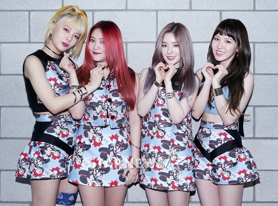 걸그룹 레드벨벳 조이, 예리, 아이린, 웬디(맨 왼쪽부터 오른쪽으로)/사진=김휘선 인턴기자