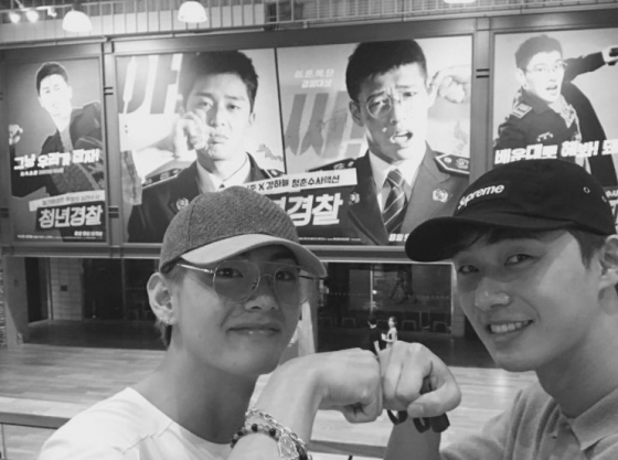 방탄 뷔랑 박서준은 만나면 무슨 얘기할까........................ | 인스티즈