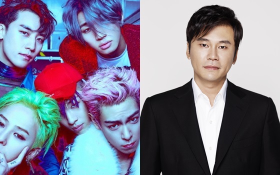 빅뱅과 양현석 YG 대표 프로듀서 /사진=YG엔터테인먼트