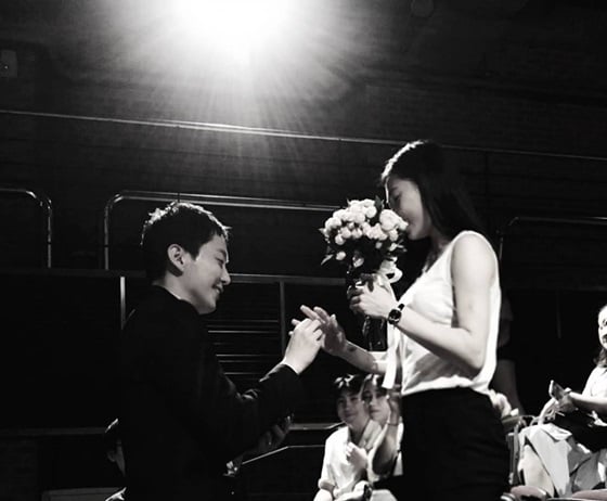 이동진(왼쪽)과 김지연/사진=김지연 인스타그램