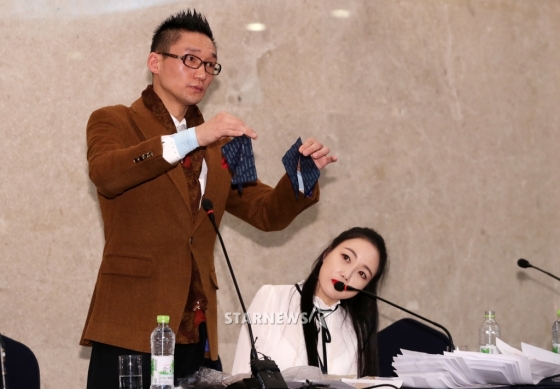 왕진진, 낸시랭 /사진=김휘선 기자
