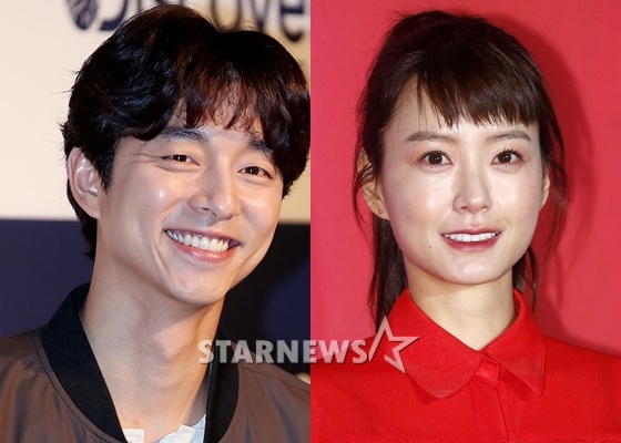 배우 공유와 정유미 /사진=스타뉴스