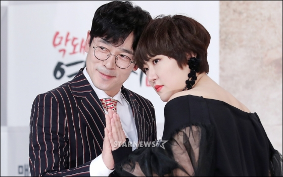 이승준(왼쪽)과 김현숙/사진=스타뉴스