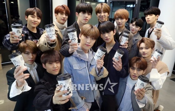 그룹 세븐틴/사진=이기범 기자