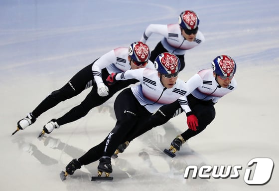 임효준, 서이라, 황대헌이 모두 1000m 예선을 통과했다. /사진=뉴스1