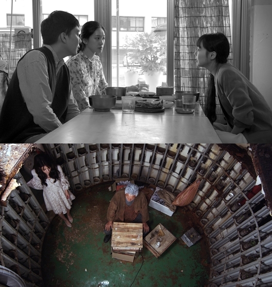홍상수 감독과 김민희의 \'풀잎들\'(사진 위), 김기덕 감독의 \'인간, 공간, 시간 그리고 인간\'/사진=영화 스틸컷