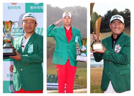 맹동섭 허인회 최고웅(왼쪽부터) / 사진제공=KPGA