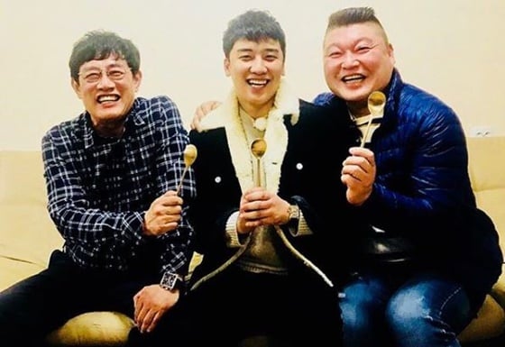 이경규, 승리, 강호동/사진=승리 인스타그램