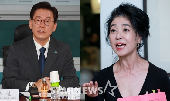 이재명 더불어민주당 경기도지사 후보, 배우 김부선/사진=머니투데이, 스타뉴스