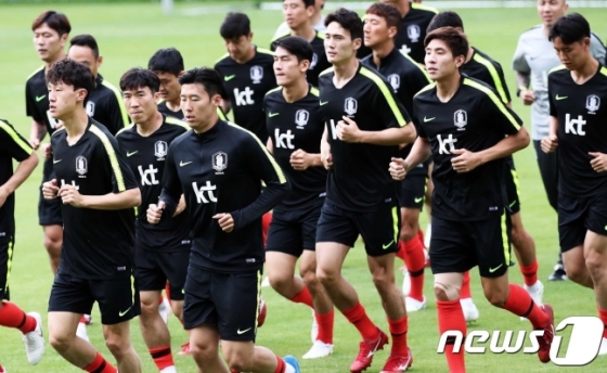 2018 러시아 월드컵 국가대표팀 선수들. /사진=뉴스1