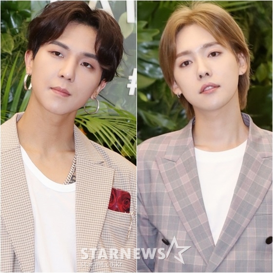 위너 송민호(왼쪽)와 김진우 /사진=스타뉴스