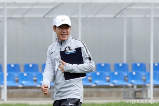 신태용 감독 /사진=상트페테르부르크(러시아)=이기범 기자