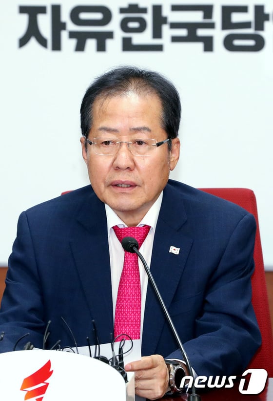 홍준표 자유한국당 대표/사진제공=뉴스1