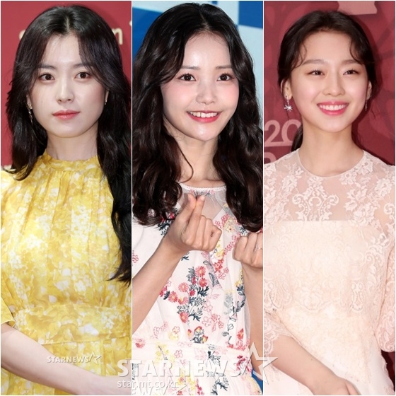 한효주(왼쪽부터), 하연수, 이수민 /사진=스타뉴스