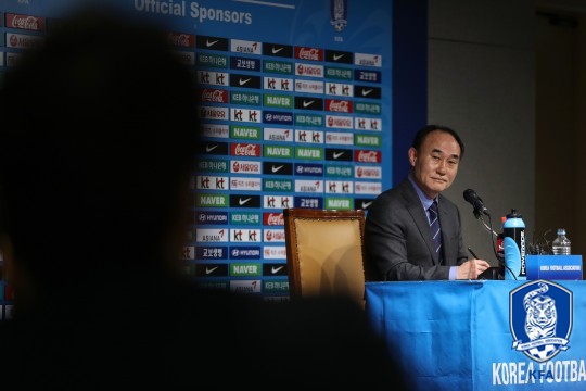 김학범 2018 아시안게임 남자 축구 대표팀 감독 /사진=대한축구협회 제공