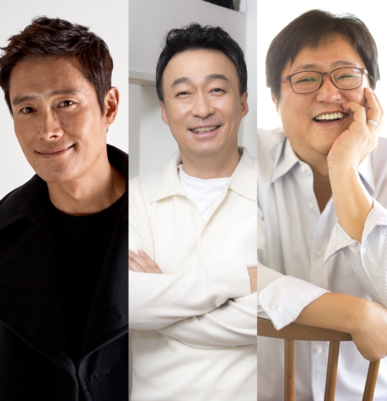 이병헌과 이성민, 곽도원이 영화 \'남산의 부장들\'로 호흡을 맞춘다/사진=머니투데이 스타뉴스, CJ E&M 제공