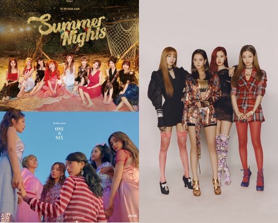 트와이스 블랙핑크 에이핑크/사진제공=JYP,YG,플랜에이