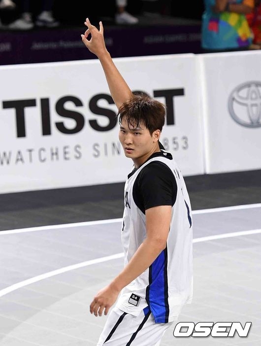 남자 3X3 대표팀 멤버로 활약한 안영준.