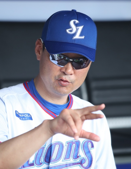 삼성 라이온즈 김한수 감독. /사진=삼성 라이온즈 제공