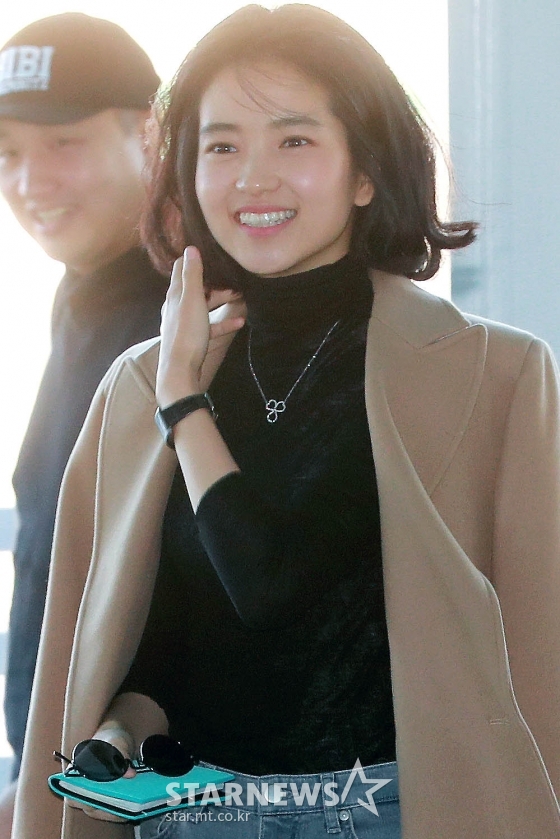 배우 김태리가 단발머리로 변신했다. / 사진=임성균 기자