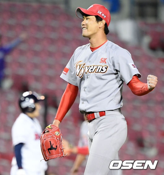 정규시즌 마지막 등판에서 호투를 펼친 김광현.