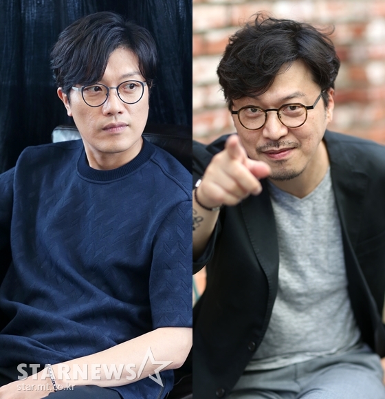 박희순(왼쪽)이 에로거장 봉만대 감독의 \'떼인 돈 받아드립니다\'에 출연한다/사진=머니투데이 스타뉴스