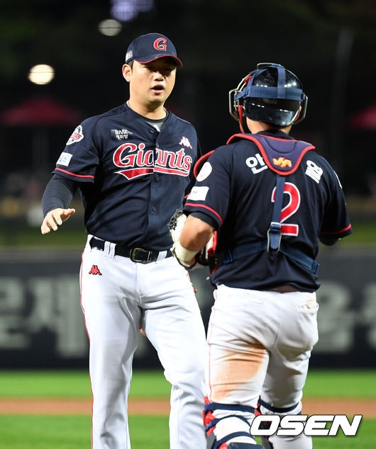손승락, 안중열 배터리.