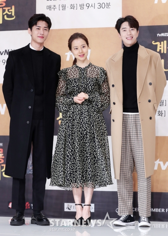 배우 서지훈, 문채원, 윤현민 /사진=김휘선 기자
