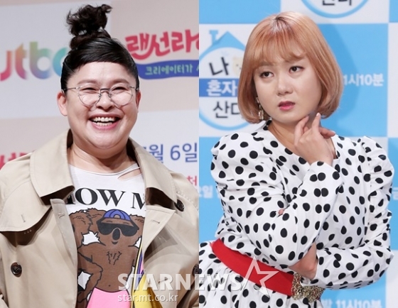 개그우먼 이영자, 박나래 /사진=스타뉴스
