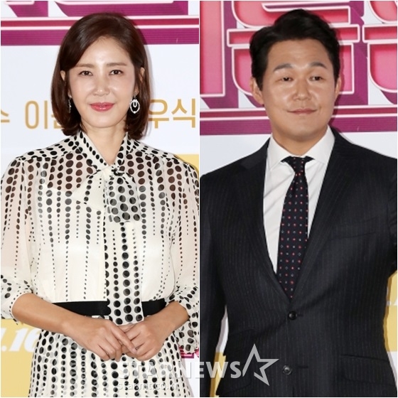 유호정(왼쪽)과 박성웅 /사진=스타뉴스
