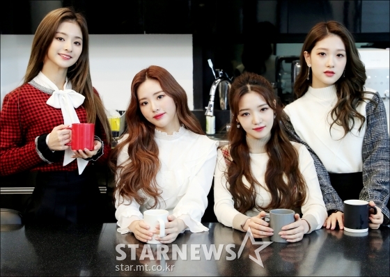 걸그룹 프로미스나인 이나경, 박지원, 노지선, 이서연/사진=김창현 기자