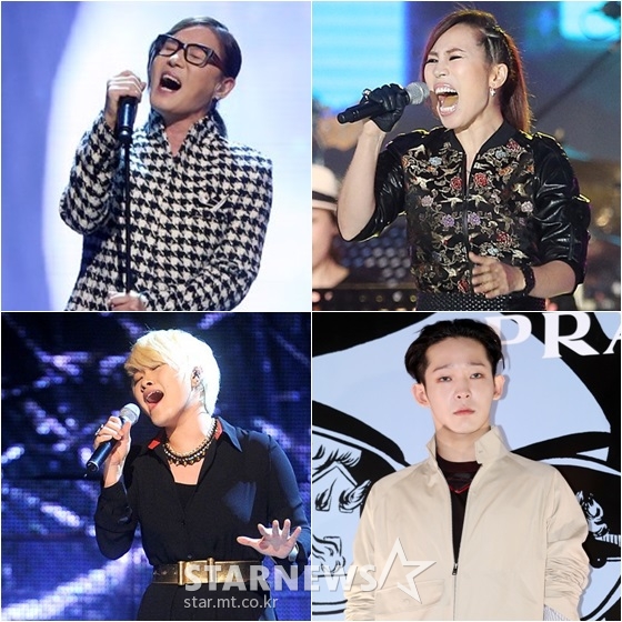 김종서(왼쪽위부터 시계방향), 서문탁, 남태현, 손승연 /사진=스타뉴스
