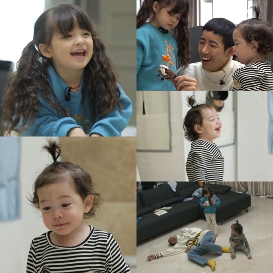 지난 1월 13일 방송된 \'해피선데이-슈퍼맨이 돌아왔다\'에서 공개된 광희와 나은-건후 남매의 만남/사진=KBS 2TV \'해피선데이-슈퍼맨이 돌아왔다\'