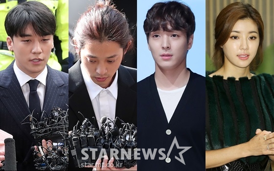 승리, 정준영, 최종훈, 박한별/사진=스타뉴스