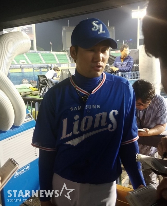 결승포를 쏘며 팀 승리를 이끈 삼성 라이온즈 김상수. /사진=김동영 기자