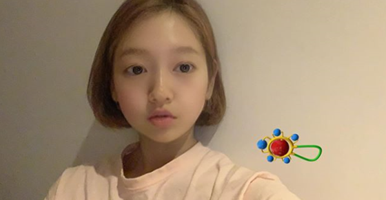 스냅챗을 사용한 박신혜./사진=박신혜 인스타그램