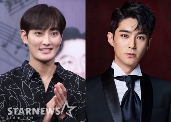 가수 강타(왼쪽), 뮤지컬 배우 전동석 /사진=이기범 기자, 다인엔터테인먼트