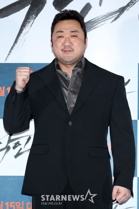 배우 마동석/사진=이기범 기자