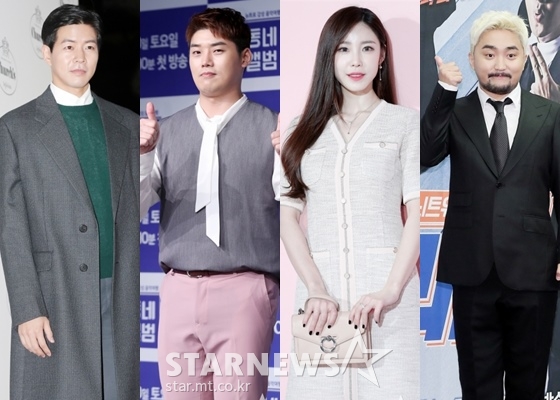 (왼쪽부터)이상윤, 권혁수, 전효성, 유병재 /사진=스타뉴스