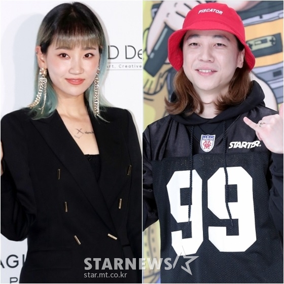 예은(왼쪽)과 넉살 /사진=스타뉴스