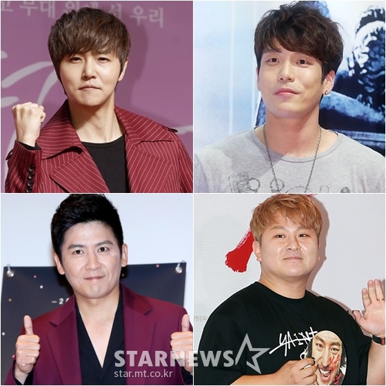 정동하(왼쪽위부터 시계방향), 이창민, 허각, 홍경민 /사진=스타뉴스