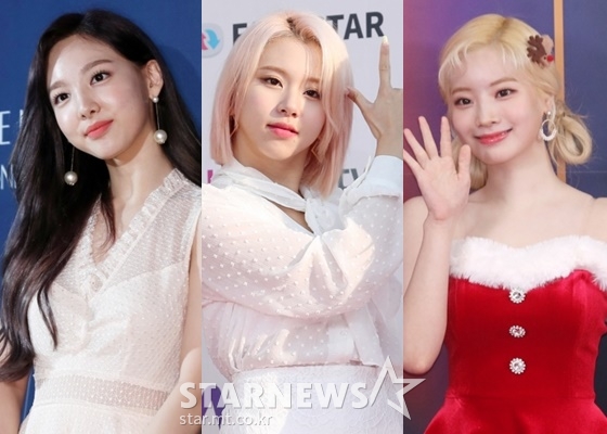 트와이스 나연,채영,다현(왼쪽부터)/사진=스타뉴스
