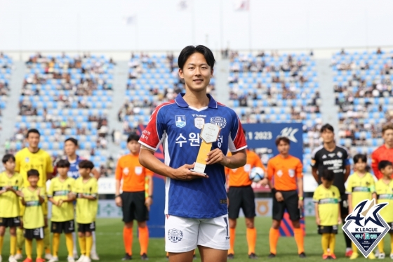 수원FC 공격수 이승우. /사진제공=한국프로축구연맹