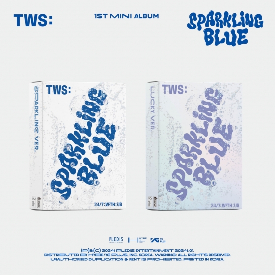 '세븐틴 동생 그룹' TWS(투어스), 데뷔 앨범 'Sparkling Blue' 예약 판매 시작