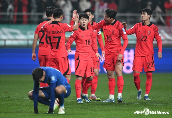 한국 축구대표팀. /AFPBBNews=뉴스1