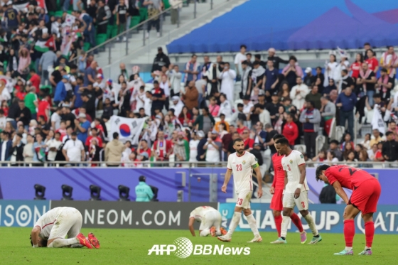 지난 20일 한국-요르단전 종료 후 모습. /AFPBBNews=뉴스1