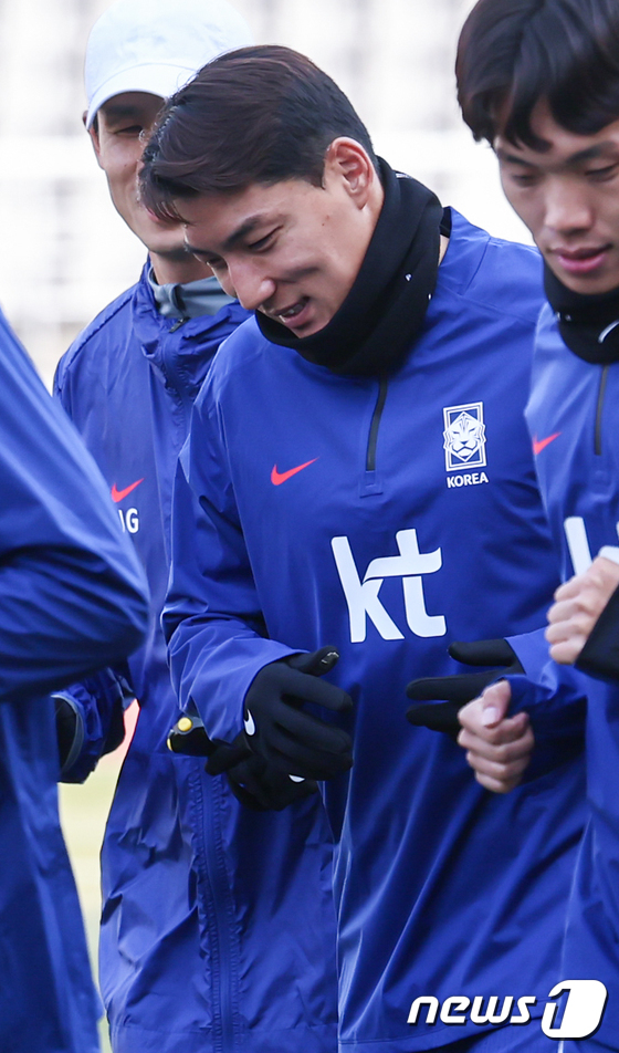 한국 축구대표팀 공격수 주민규. /사진=뉴스1