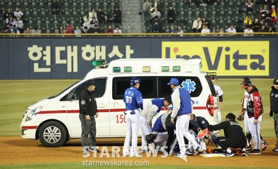 [포토] 시즌 첫 앰뷸란스 출동