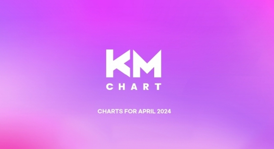 투모로우바이투게더, KM차트 4월 월간차트 아티스트 부문 1위