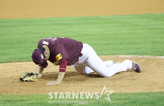 [포토] 김성민 '문성주를 미워하진 않아'